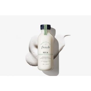 Detergente per u latte per u corpu