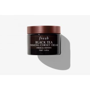 Crema idratante rassodante per corsetti al tè nero Crema idratante rassodante con corsette al tè nero