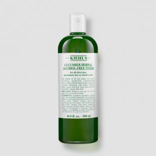 Toner à base d'herbes de cucumber sans alcool