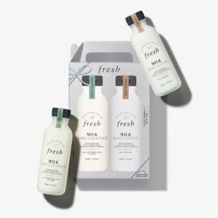 Set di cura per u latte per u corpu