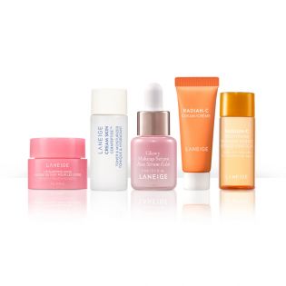 Peau éclatante et lèvres cadeau de 5 pièces