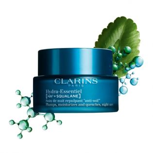 Hydra-Essentiel Night Moisturizer cù Doppiu Acid Ialuronicu