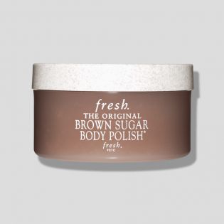 Esfoliante per u smaltu per u corpu di zuccheru brunu