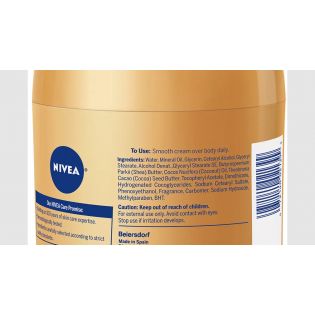 Crema per u corpu à u burro di cacao
