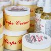 Creme de Corps Latte di soia è burro per u corpu battutu cù miele